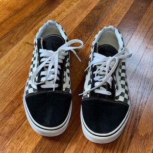 Vans Black and White Checkered Sneakers
